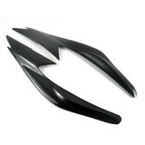 Carbon Fibre Head Light Lamps Trim Eye Brow Headlight Trim Stickers For 2016 2017 2018 Nissan Skyline
