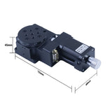Electric Rotary Stage Diameter 60MM Precision Indexing Table 360° Turntable Pan-Tilt Y200RA60