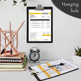 GW-4 Pieces Magnetic Clipboards Letter Size Clipboards 9X12.5 Inch Standard Clip For Refrigerator For Office Classroom Home