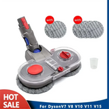 Electric Mop Head Kit for Dyson V7 V8 V10 V11 V15 Vacuum Cleaner Parts, Mop Attachment with Water Reservoir Cleaning