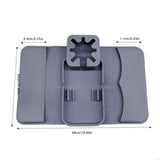 New Anti Slip Heat Resistant Silicone Sofa Tray with Secure Cup Holder and Storage Compartments for Home Comfort