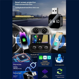 3 In1 Wireless Carplay Smart Mirror Link Carplay Android Auto USB Dongle Adapter Wired Carplay To Wireless Plug And Play A