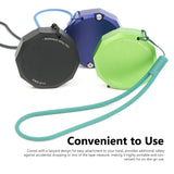 2m Retractable Tape Measure Woodworking Aluminum Alloy Ruler ABS Housing blue black green 48x48x13mm 80g Distance Measurement