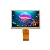 4.3 inch IPS LCD Display Screen 480x272 Resolution HD ST6201 Driver 40Pin Capacitive Touch