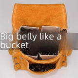 Woodworking tool kit leather thickened wear-resistant nail bag installation building decoration tool bag multi-functional nail