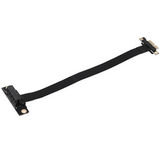 10X 90 Degree Pci-E Pci Express 1X To 1X Slot Riser Card Converter Extender Ribbon Adapter Extension Cable Pci-E X1