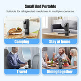 Insulin Cooler Travel Case USB Charger Diabetes Travel Case  Medication Cooler Refrigerated Medicine Box With Adjustable Temp