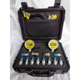 Useful hydraulic pressure test kit for excavator of most brands, hydraulic test point clutch, digital pressure display