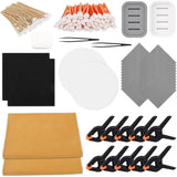 B27B TCG Card Grading Care Flattening Repairing Tool 210Pcs Card Cleaning Kit, For Collector Gift Cleaner Tool Accessories