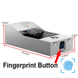New 5in1 Fingerprint Unlock Tuya Smart 10inch Wifi Video Intercom System Video Door Phone Camera with Motion Detector 1080P