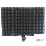 Mini Microphone 3 Panels Foldable Acoustic Screen Foam Accessory Part With Stand For Recording Live Broadcast LO-PS58