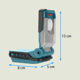9W Worklight For Makita 18V BL1815 Cordless Tools Li-ion Battery Working Lamp Portable LED Light For Makita 14.4V Battery BL1415