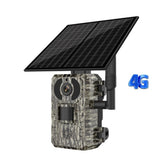 4G Solar Powered Wild Game Trail Camera, Photo Traps with Ucon Cloud Storage App, Real Time Viewing for Home Security