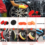 Car Wash Brush Kit Microfiber 14pcs Wheel Tire Brush Dash Duster Cleaning Kit for Cars RV Truck for Interior Exterior Wheels