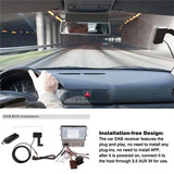 Digital Broadcast Radio USB Dongle Receiver 170-240Mhz Car Audio Adapter FM Transmitter Box For Android 5.1 Above Car