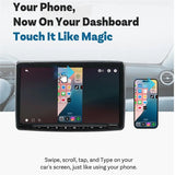 Exclusive Dual Mode Plug& Play Full Phone Mirroring Adapter Mirror Touch Wireless Carplay Bi-Directional Phone Mirroring Adapter