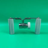 Adjustable Resistance Wrist Rotator Forearm Exerciser 360° Rotation Portable Fitness Tool Stainless Steel Aluminum Alloy