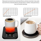 36W Electric Coffee Mug Warmer with 9 Gear Heating Pad Hot Tea Maker Cup Heater Non-Slip Hot Coaster for Cup Warmer 110V/220V