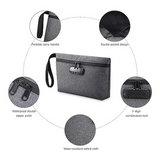 4X Money Bag With Lock, Lockable Cash Bag, Waterproof Bank Bag With Zipper And Lock For Cash, Cell Phone A