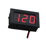 Digital DC Ammeter 0-10A with Fine Adjustment - LED Display Current Meter with Protective Housing for Precise Measurement