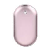 2-in-1 Electric Hand Warmer USB Rechargeable 5000mAh Power Bank Mini Handwarmer 3 Levels Double Side Heating for Home Office Use