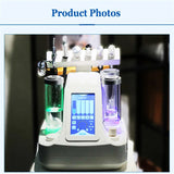 New 6 in 1 Hydra Dermabrasion Aqua Peel Skin Care BIO Light RF Face Cleaning Vacuum Hydro-oxygen Jet Machine Shell Beauty Ma