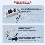 DC 9V60V PWM DC Motor Speed Controller 20A 1000W Forward Reverse Pause Function Switch For DC 9V60V 775 795 895 Motors