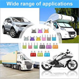 300pcs Of Car Blade Fuse Assortment Kit,160 Mini Blade Fuses, 50 Micro Fuse, 90 Standard Automatic Fuses For Cars RVs trucks mot