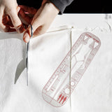 French Curve Ruler Lightweight Clear Fashion Drawing Template Ruler for Dressmaking Fashion Designing Combination Pattern Makers