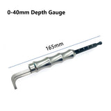 T Depth Gauge 0mm To 40mm Stainless Steel Pet Orthopedics Instruments Tool