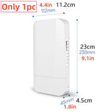 300Mbps Wifi Router Outdoor Wireless Bridge 2.4G Wireless Repeater Wifi Extender Point to Point 1KM With POE LAN Port