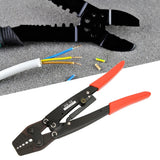 HX 10 Carbon Steel Crimper Ratchet Terminal Crimper Pliers 1.25~10mm AWG10-6 Red Handle