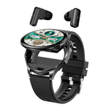 T98 smart watch Bluetooth call TWS pair of earphones two-in-one music playback pedometer sports watch