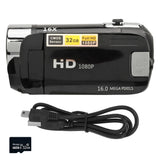 D90 1080P HD Video Recorder Monocular Telescope 16MP 16X Zoom Digital Camera Camcorder with Fill Light 2.4 Inch Rotatable Screen
