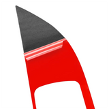 Carbon Fiber For Subaru Impreza 2009 2010 2011 Car Inner Door Handle Panel Cover Trim Interior Accessories