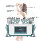 8 in 1 RF Vacuum RF 40K 80K Cavi Slimming Machine With Ice Hammer for Facial Care Lymphatic Drainage Fat Reduction Skin Firming