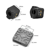 For DJI O4 Air Unit Modification Parts Aluminum Heat Sink Case Lens Cover W/UV/ND8/ND16/ND32 Filters For DJI O4 Ai