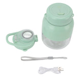 Portable Blender 500ml Electric Personal Juicer for Shakes Smoothies Blender Juicer Cup Rechargeable for Gym Travel Kitchen