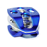 Outdoor Aluminum Double Pulley for Climbing – Parallel Twin Pulley System for Rock Climbing & Rescue Use. Best Tool