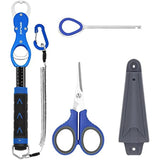 SANLIKE Fishing Grip Clip Multifunctional Aluminium Alloy Line Cutter Scissors Hook Removers  Fishing Gripper Controller Tools