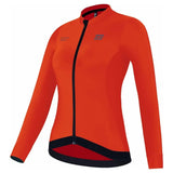 SPAKCT Women Cycling Jersey Bicycle Clothing MTB Mountain Bike Clothes Female Warm Tops Winter Fleece Thermal Long Sleeve