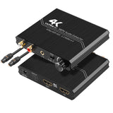 4K 60HZ YUV 4:4:4 HDR HDMI-compatible 2.0 Audio Extractor Optical TOSLINK SPDIF 5.1CH R/L 4K HDMI-compatible to SPDIF+R/L+3.5MM
