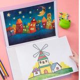 A3 30Pages Painting Storage Book Diamond Painting Data Organizer Photo Album Folder Clear Pockets Large Capacity