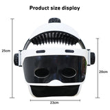 Electric Air Pressure Head Eye Massager Helmet Vibration Massage With Music Relaxation For Acupuncture Relieve Fatigue Wireless