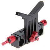 Universal Camera Lens Support With Standard 15Mm Double Rod Clamp Rail Block For DSLR Camera Rig Shoulder Support System