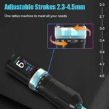 Dual Battery Tattoo Machine Wireless Tattoo All-in-one Machines Multifunctional Portable Professional Makeup Tattoos Equipment