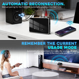 Bluetooth 6.0 Car Receiver Transmitter aptX HD 3.5mm Jack Aux Wireless Adapter Music for TV Car 2 RCA  Audio Receiver Adapter