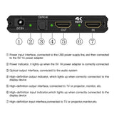 4K 60HZ YUV 4:4:4 HDR HDMI-compatible 2.0 Audio Extractor Optical TOSLINK SPDIF 5.1CH R/L 4K HDMI-compatible to SPDIF+R/L+3.5MM