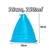 340ml Bigger Boobs Breast Vaccum Pump Butt Pump Enlargement Butt Lifter Big Cups 340cc