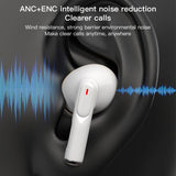 BT 5.4 TWS A9Plus ANC ENC LED Touch Screen True Wireless Bluetooth Earphone High Definition Sound Quality Game TWS Earbuds